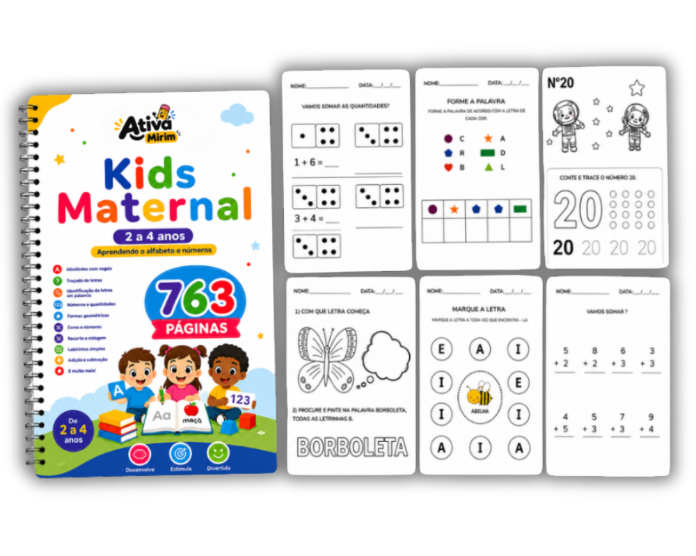 Ativa Mirim Maternal - Material de Atividades